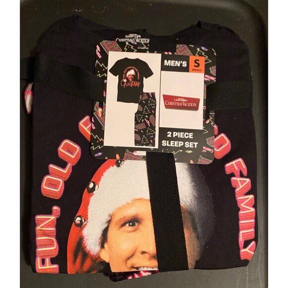 National Lampoons Christmas Vacation Pajama Set Men’s Size Small 2 Piece PJ Set - Picture 2 of 6